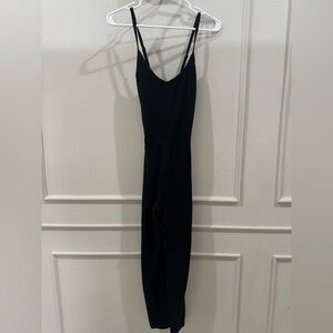 Old Navy black Large Balletcore Athletic Razor Back Jumpsuit blokecore